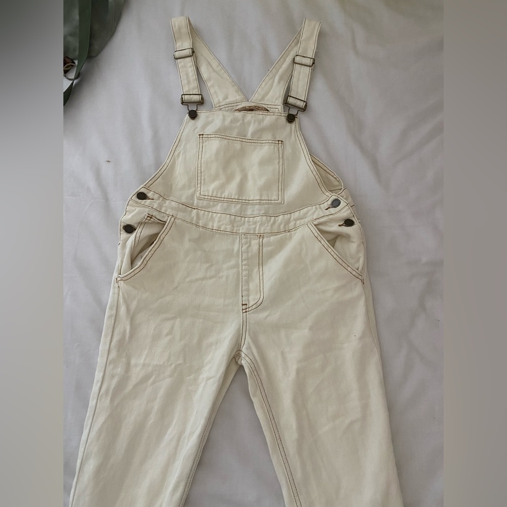 Ripcurl cream overalls